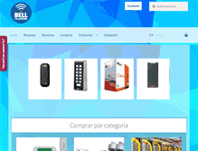 Tablet Screenshot of belltelephone.cl